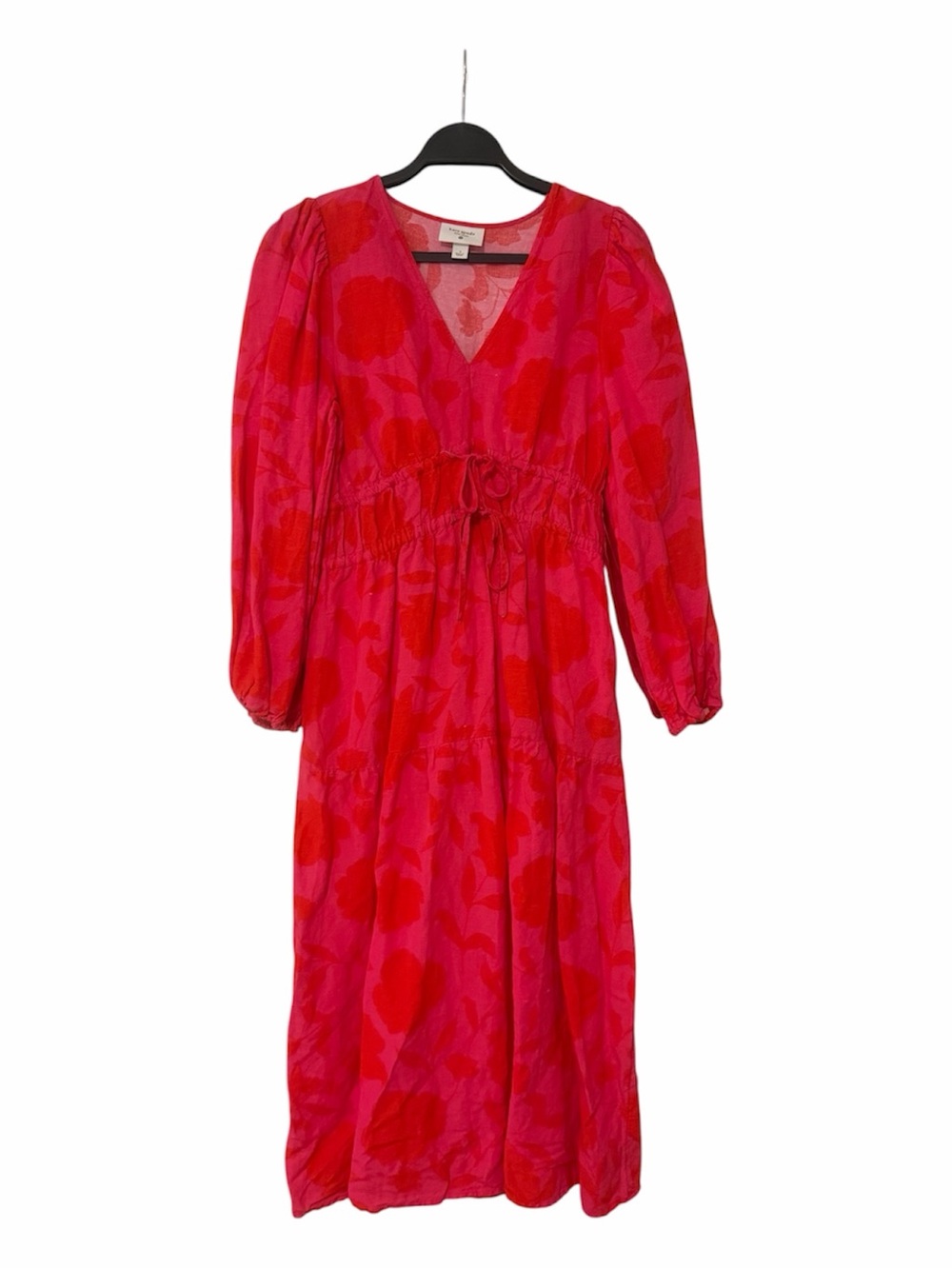 kate spade Pink and Red Floral Midi Dress (Target Collab)